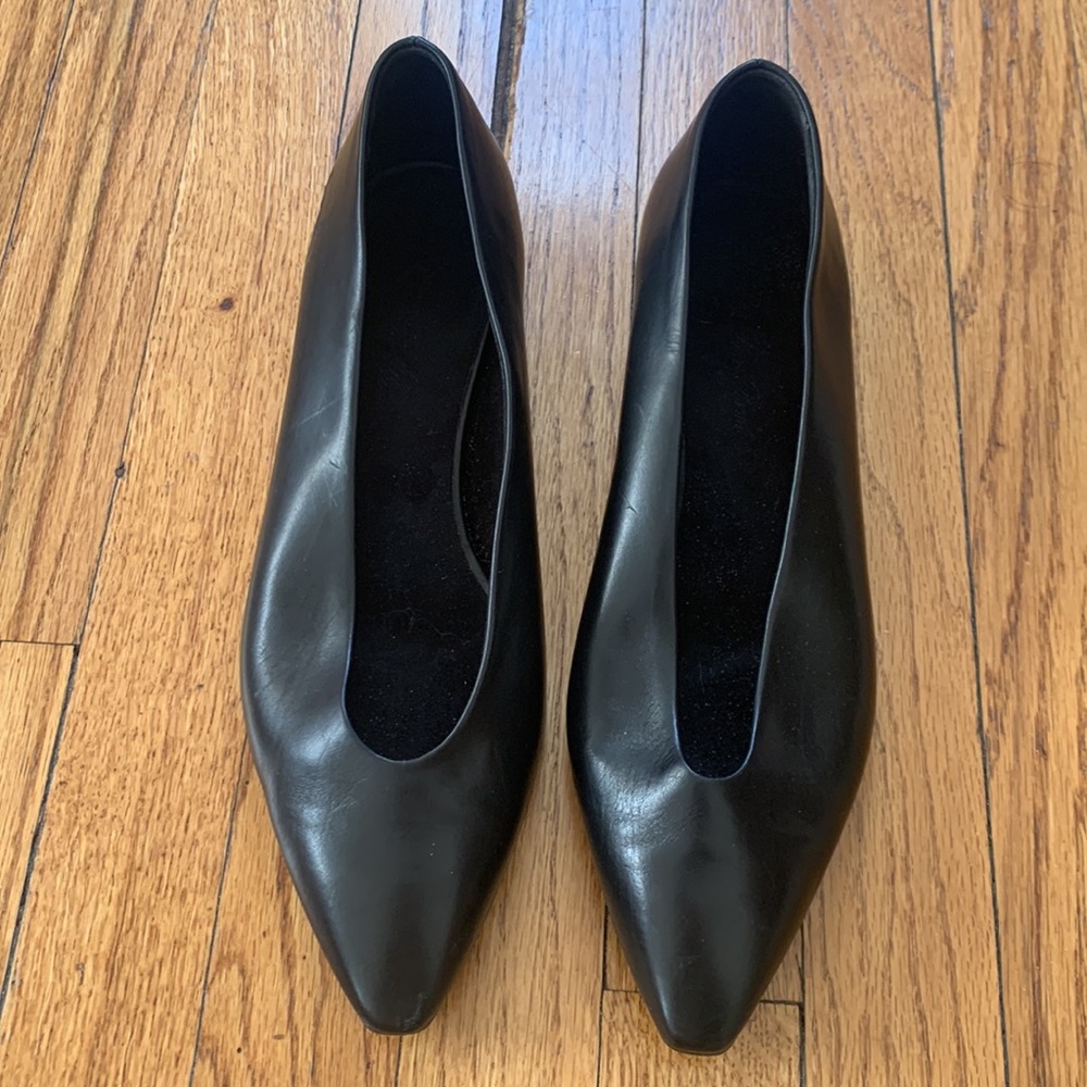 Loro Piana Rebecca Leather Ballet Flat